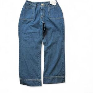 Vintage 90s Main Street Blues High Waist Wide Leg Jeans